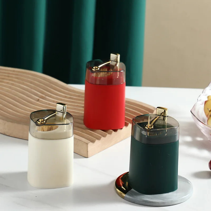 Creative Pop-Up Automatic Toothpick Box | Cute Dispenser Toothpick Dispenser Babs