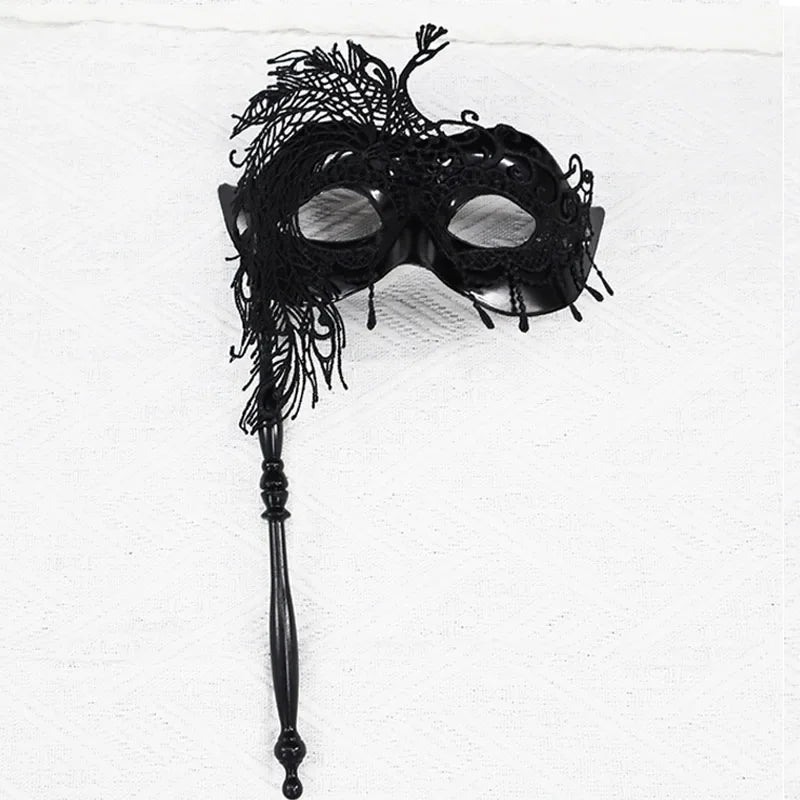 Venetian Mask with Stick – Mardi Gras Costume Party Mask Costume Party Mask Babs 1