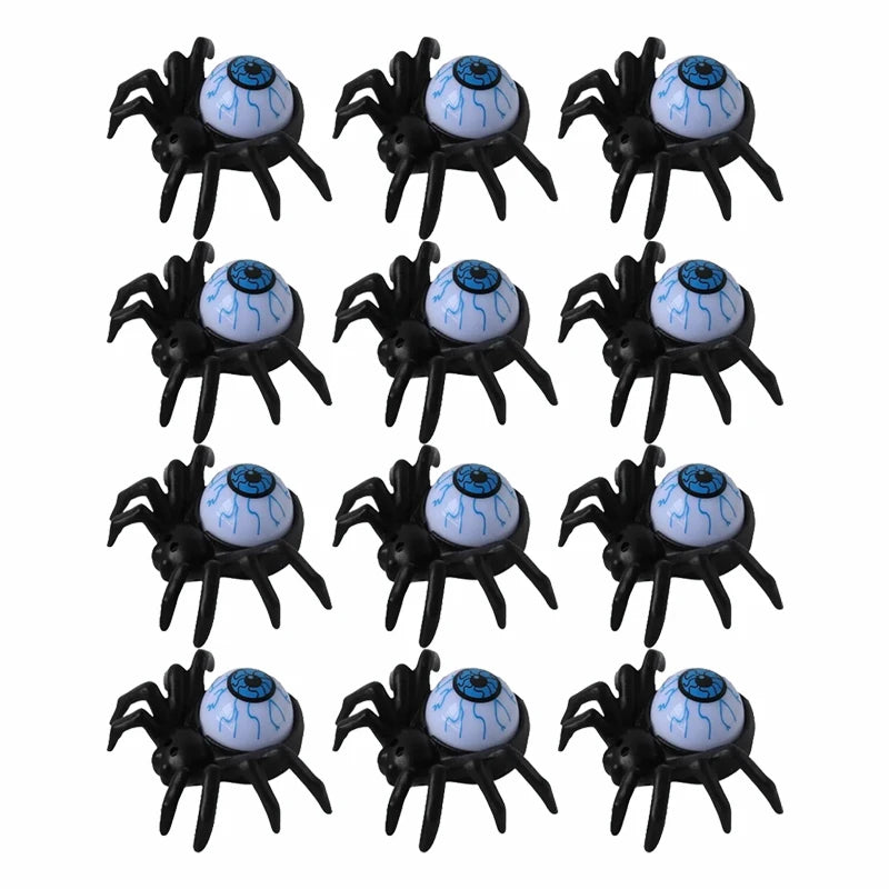 Halloween Spider Eyeball Candle Ambient Light Party Decor 1-12PCS Halloween Candle Decor Babs Blue-12PCS As shown