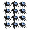 Halloween Spider Eyeball Candle Ambient Light Party Decor 1-12PCS Halloween Candle Decor Babs Blue-12PCS As shown