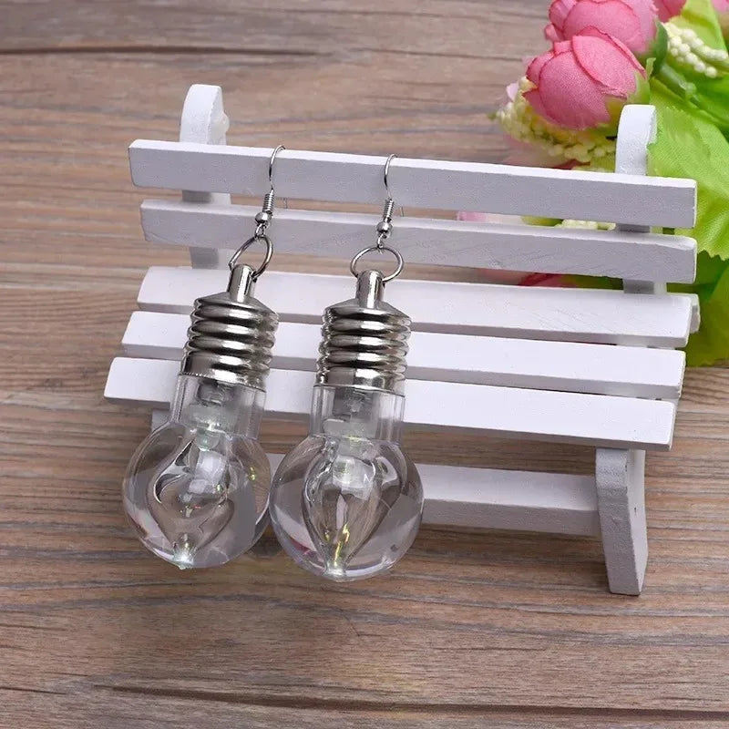 10pcs LED Glow Crystal Earrings – Light Up Party Ear Studs LED Party Earrings Babs