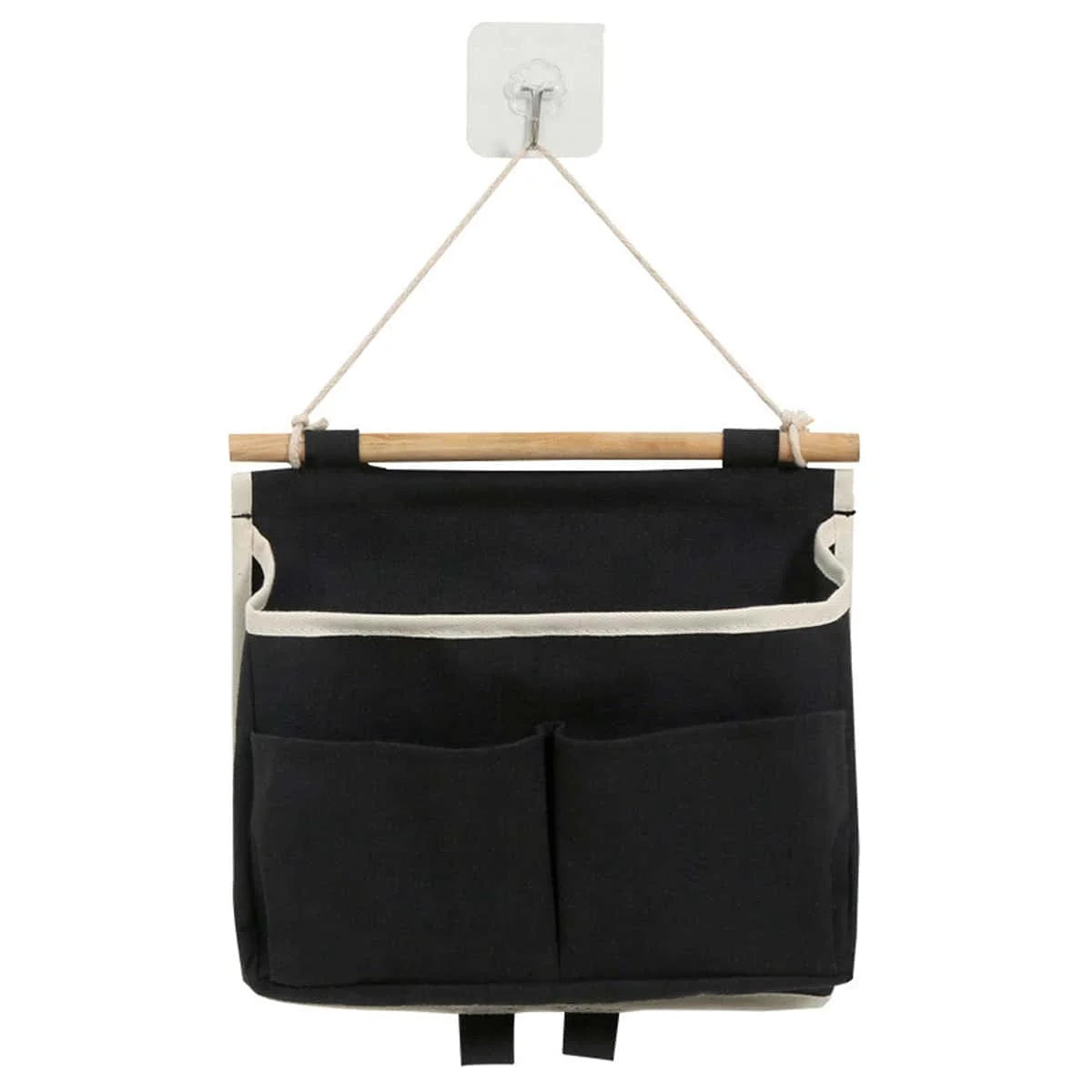 Wall Hanging Storage Caddy Bag | Over Door Organizer Hanging Storage Organizer Babs Black
