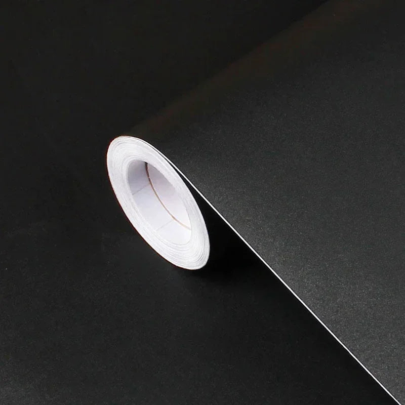 Waterproof Matte Peel & Stick Wallpaper – White/Black PVC Peel & Stick Wallpaper Babs