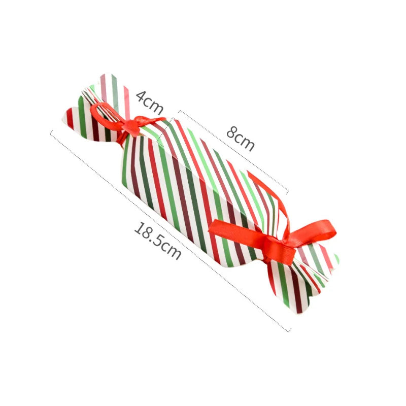 Christmas Red Candy Gift Boxes with Ribbon – Party Favors & Ornaments Holiday Gift Box Babs 60Pcs Red and Green