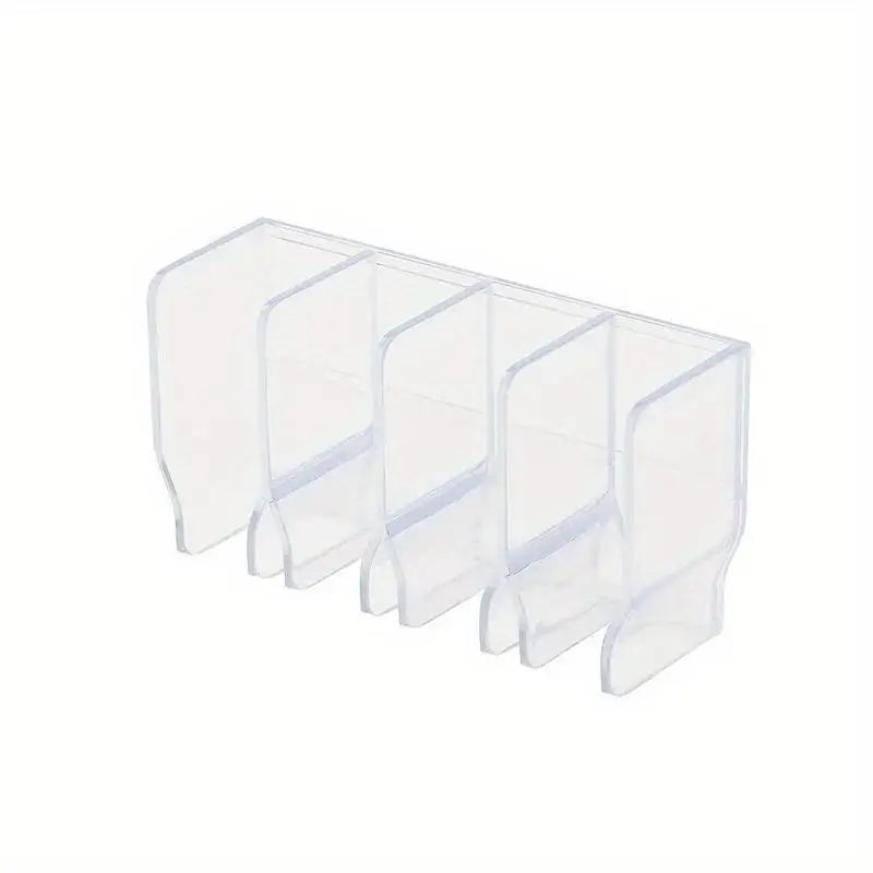Wall Mounted Bathroom Storage Rack & Drain Holder – 2 Pack Bathroom Storage Rack Babs Transparent-2Pcs