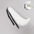 Wolf Ears & Tail Cosplay Set – Faux Fur Costume Headband Cosplay Costume Set Babs Wolf tail white