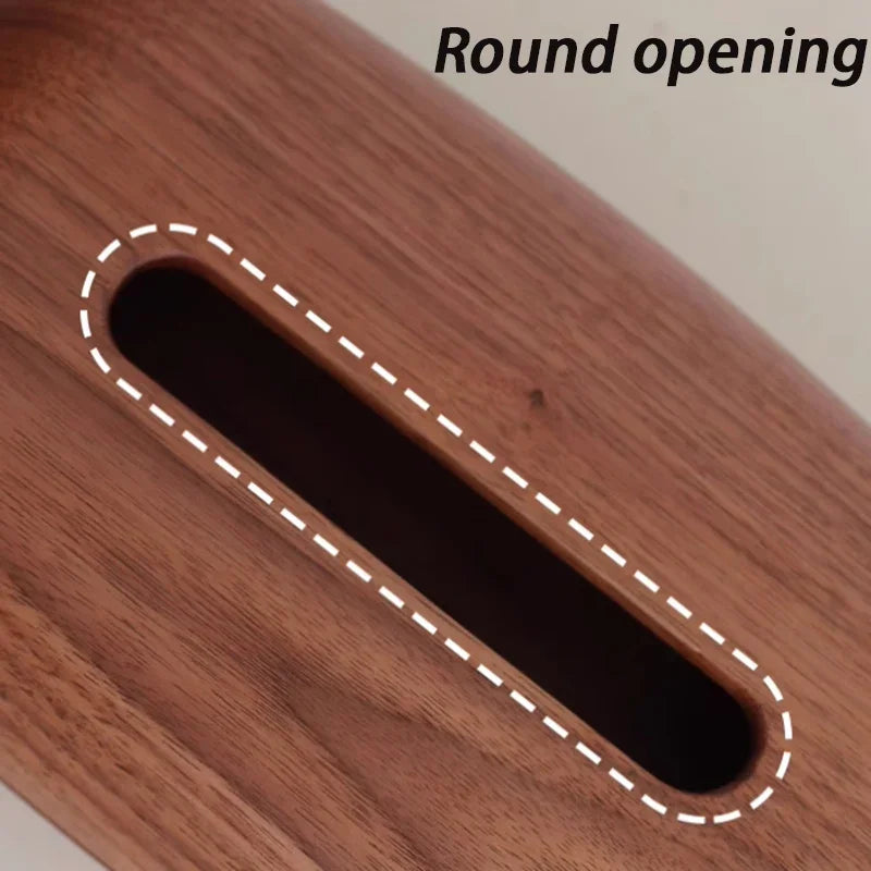 Luxury Walnut Wood Tissue Box – Modern Napkin Organizer Wood Tissue Box Babs