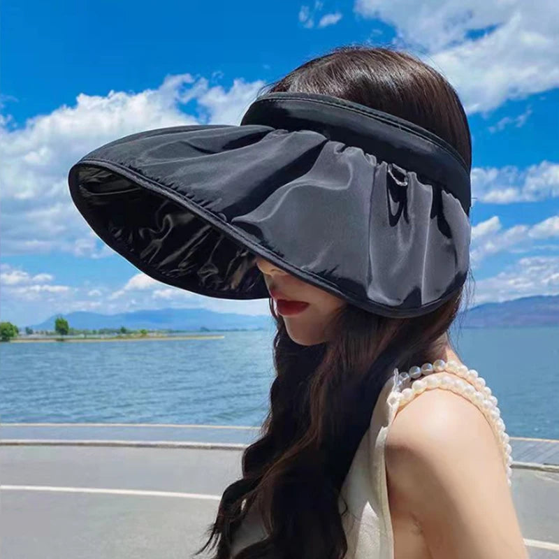 Women's UPF 50+ Foldable Sun Hat 2-in-1 Headband Cap Women's Sun Hat Babs