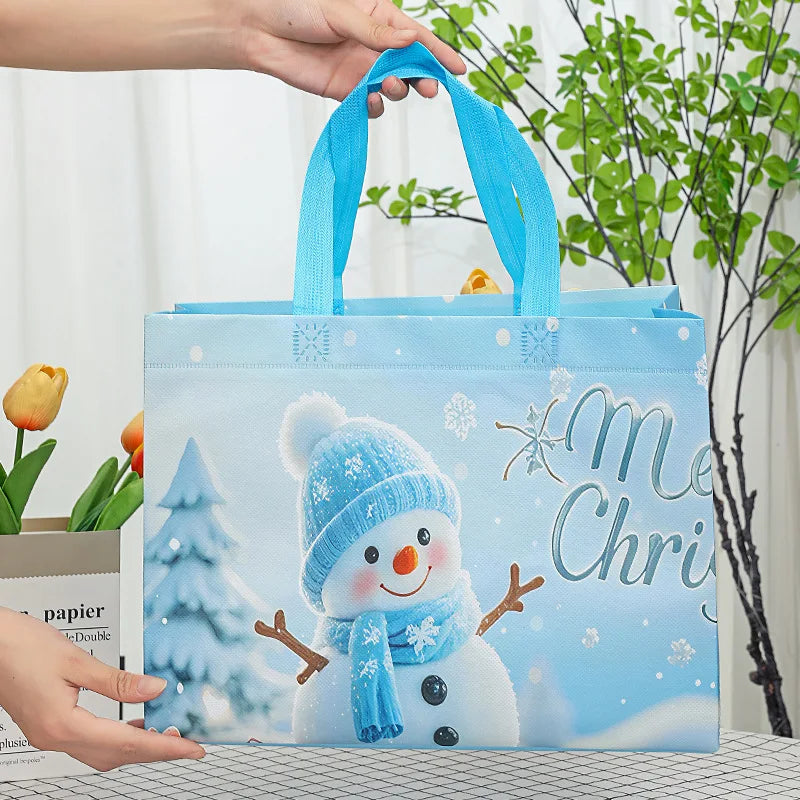 Reusable Non-Woven Christmas Gift Bags with Handles Christmas Gift Bags Babs