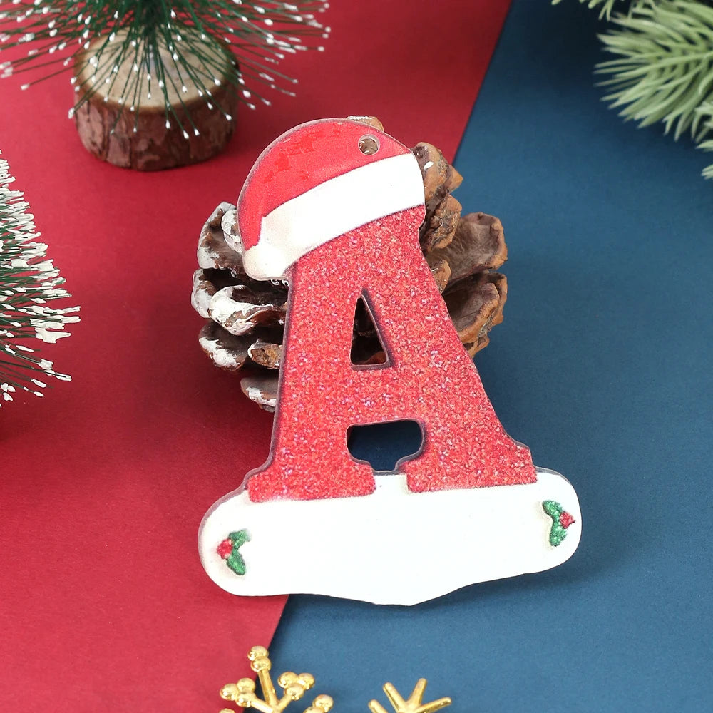 3D Alphabet Christmas Ornaments – DIY Letter Pendants