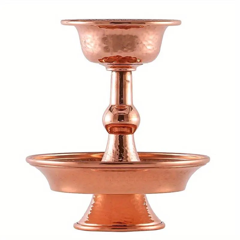 Tibetan Copper Offering Cup – Buddhist Water Bowl for Meditation Ritual Offering Bowl Babs