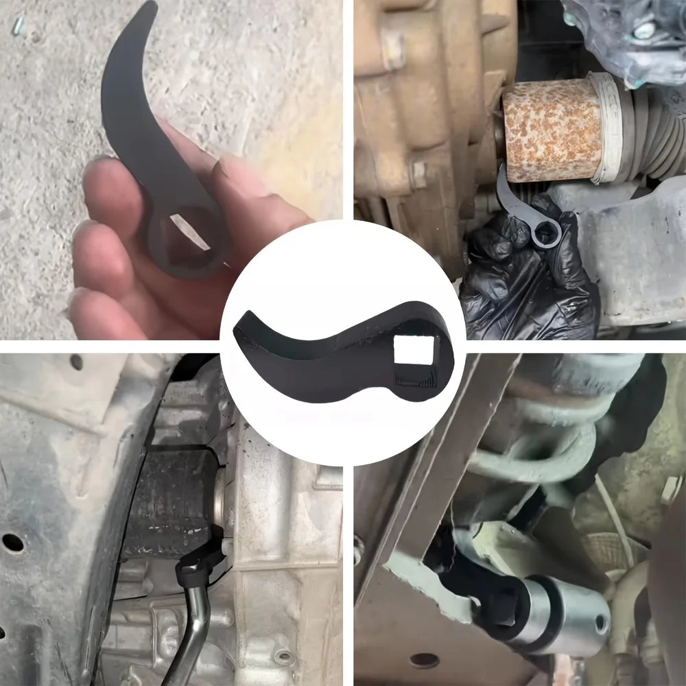 Adjustable Bullhorn Pry Bar Adapter – 1/2" Drive, Carbon Steel Pry Bar Adapter Babs
