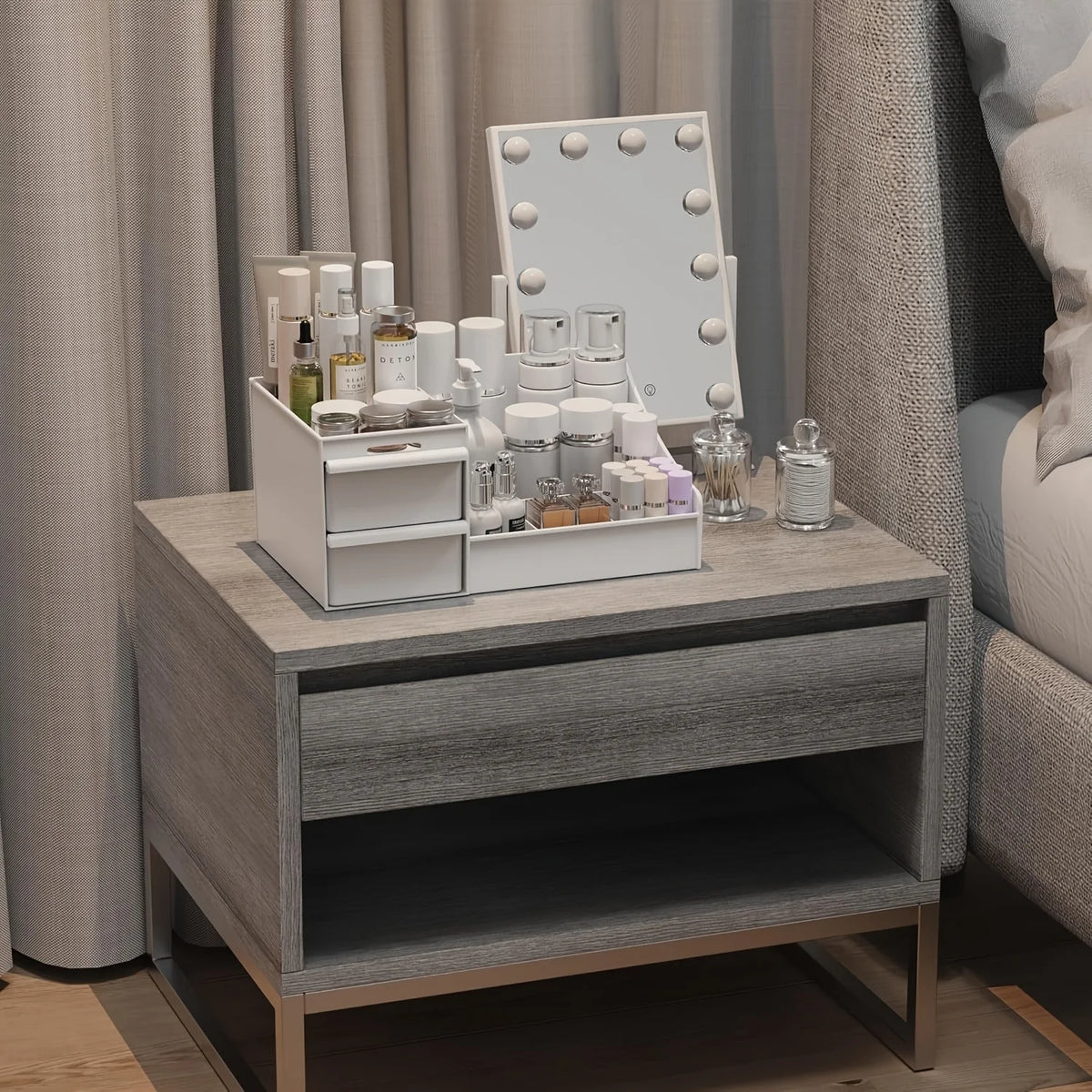 Desktop Cosmetic Organizer with Drawers & Multi-Slot Storage Cosmetic Organizer Babs