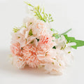 Silk Hydrangea Artificial Flowers – Wedding & Home Décor Bouquet Artificial Silk Flowers Babs Champagne 3 pcs