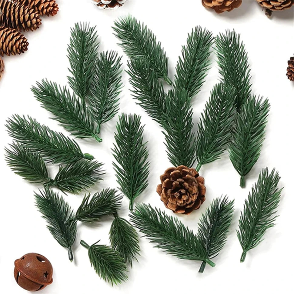 Artificial Pine Needles 40/80 Pcs – Christmas Decor & DIY Filler Christmas Craft Filler Babs