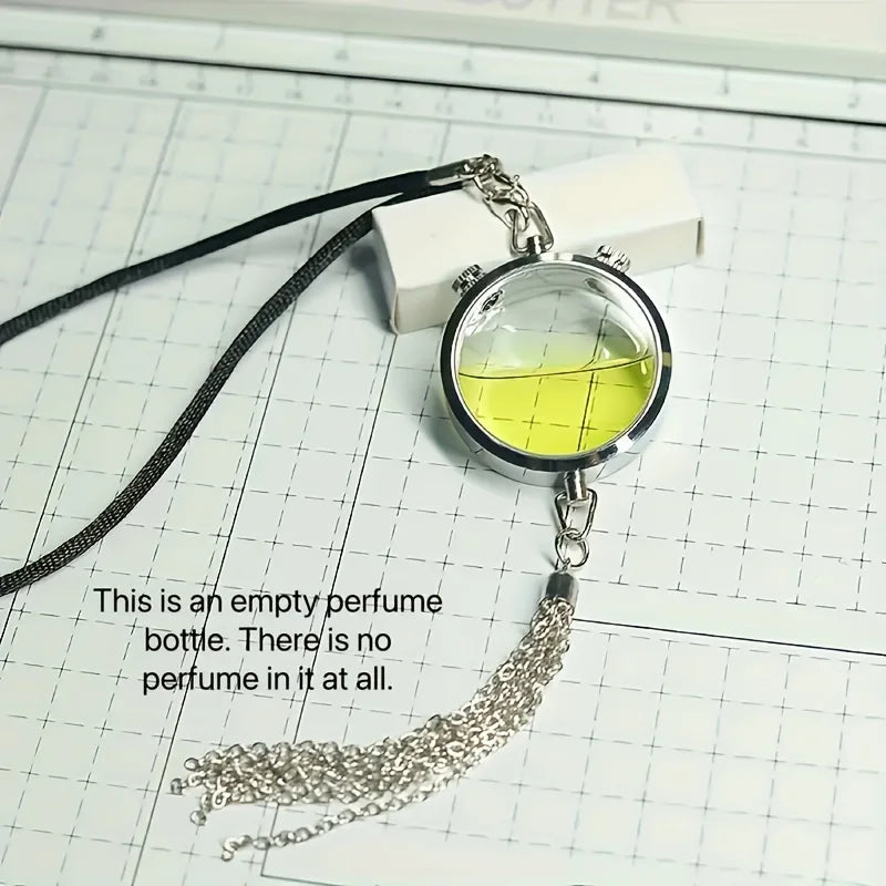 Stainless Steel Car Fragrance Diffuser Pendant | Refillable Car Fragrance Pendant Babs
