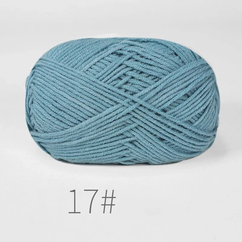 10 Balls 500g Soft Milk Cotton Yarn for Knitting & Crochet