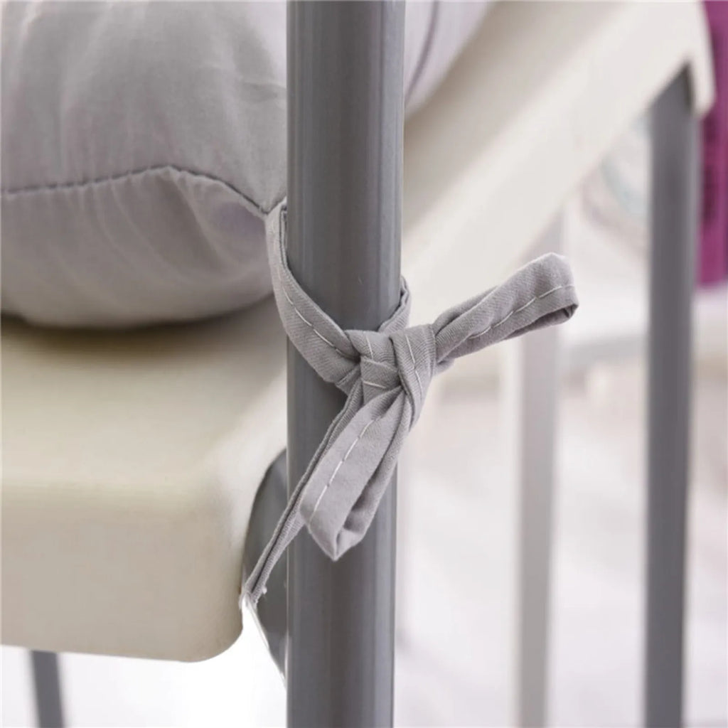 40cm Non-Slip Seat Cushion with Tie Straps – Soft Chair Pad Chair Seat Cushion Babs