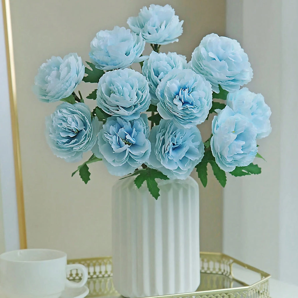 Silk Peony Artificial Flowers for Wedding & Home Décor 5/10 Pcs Artificial Silk Flowers Babs