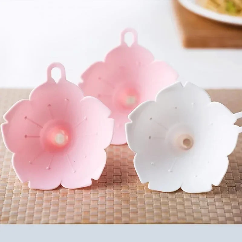 2-Pack Cherry Blossom Kitchen Funnels – Oil, Liquid & Powder Kitchen Funnel Set Babs