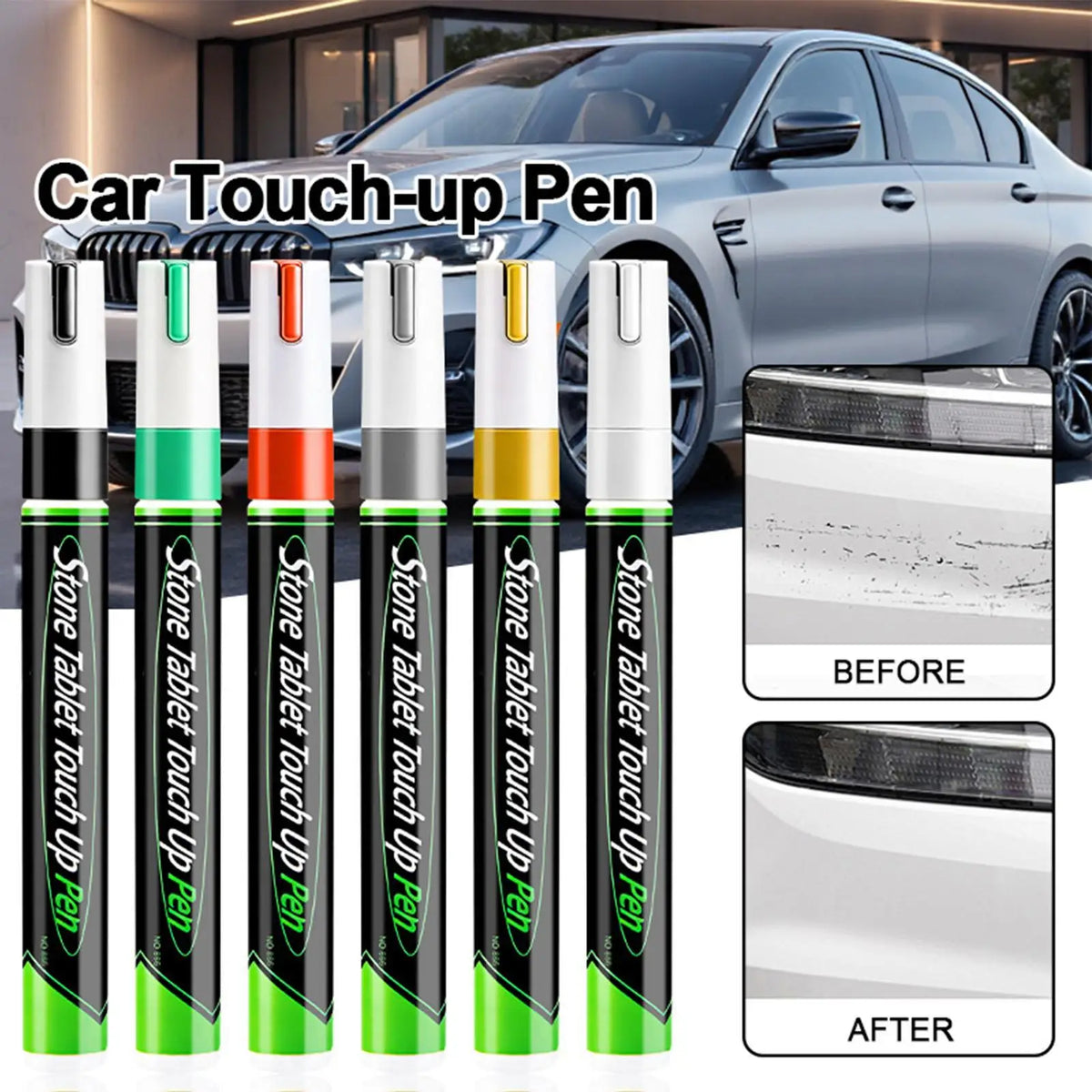 Weatherproof Touch-Up Paint Pen – Stone, Granite & Metal Paint Marker Pen Babs