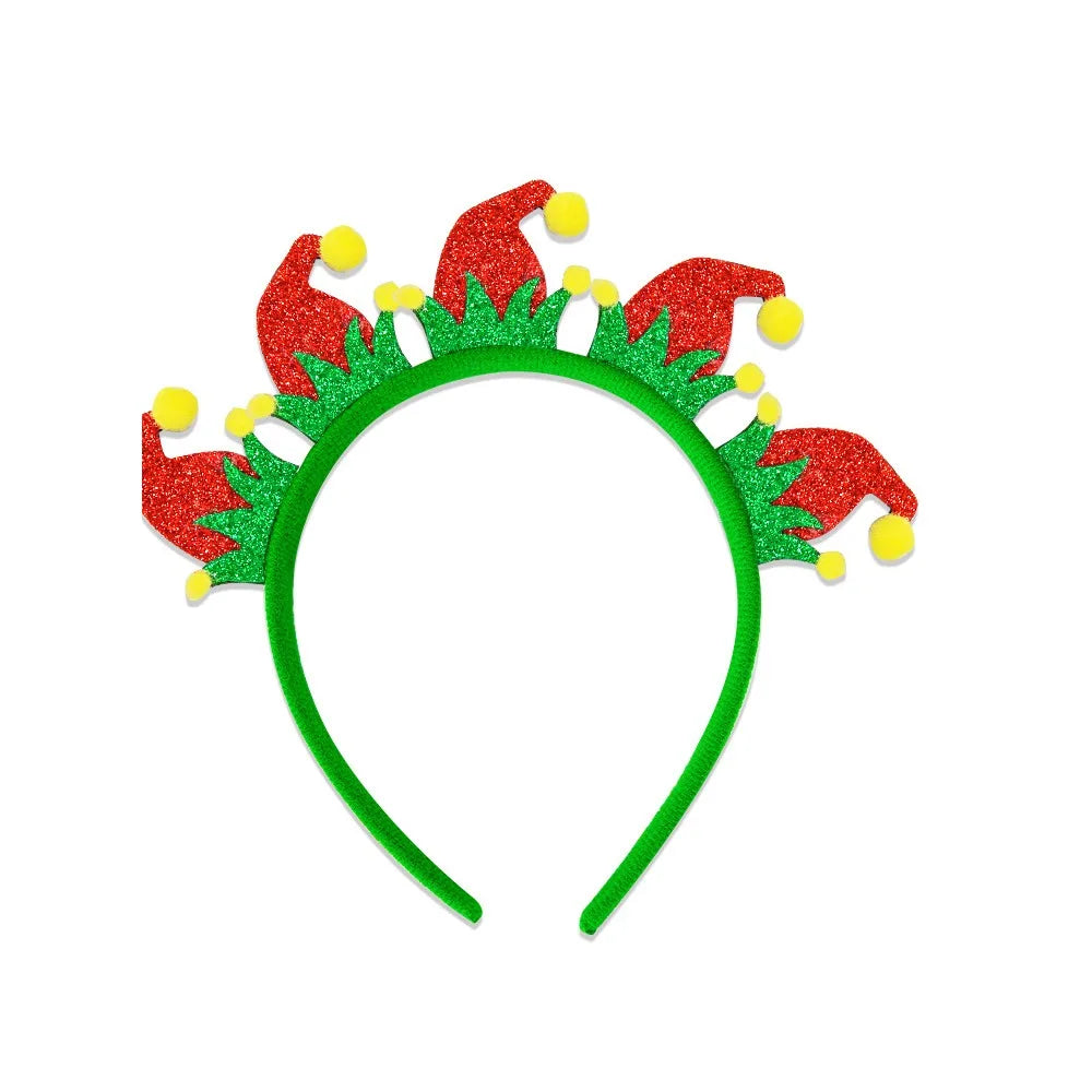 Cute Christmas Headbands – Elf, Reindeer & Tree Styles Holiday Hair Headband Babs Style 2