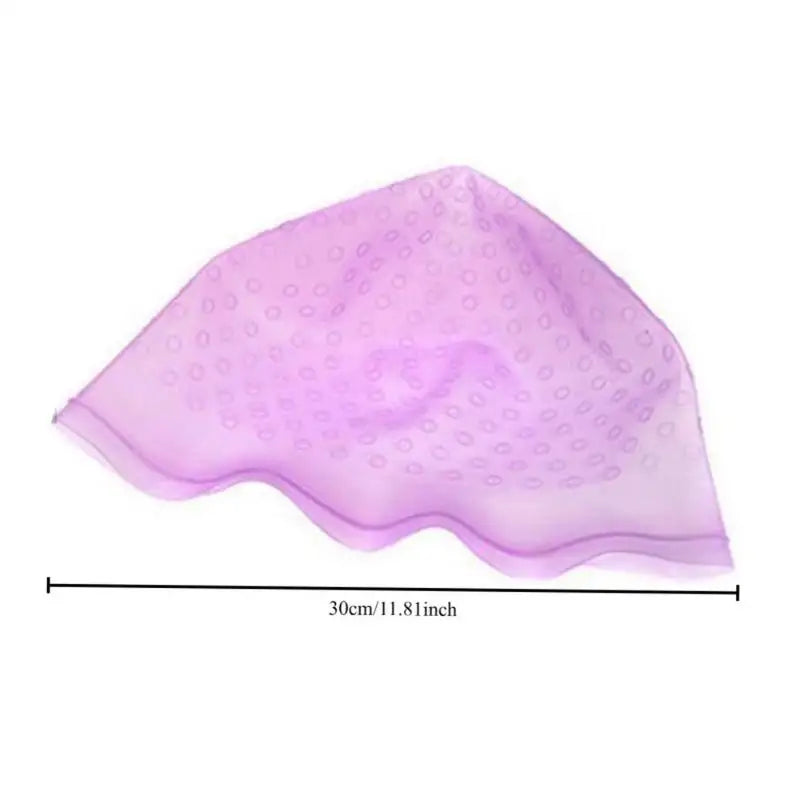 Silicone Reusable Hair Highlighting Dye Cap with Needle Hair Coloring Cap Babs