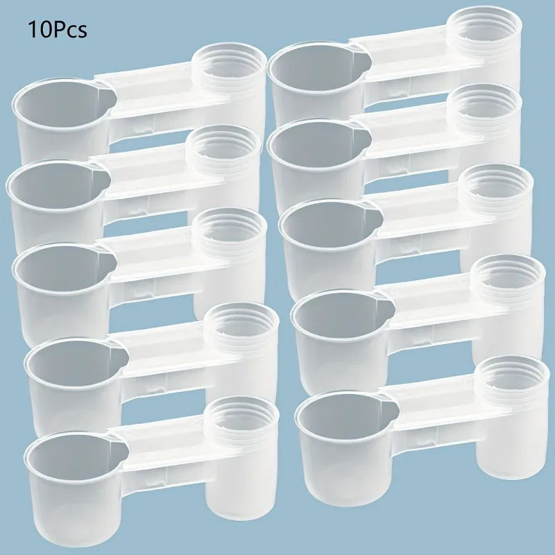 10-Pack Portable Bird Feeder & Water Box – Double Outlet Bird Feeder & Waterer Babs 10pcs