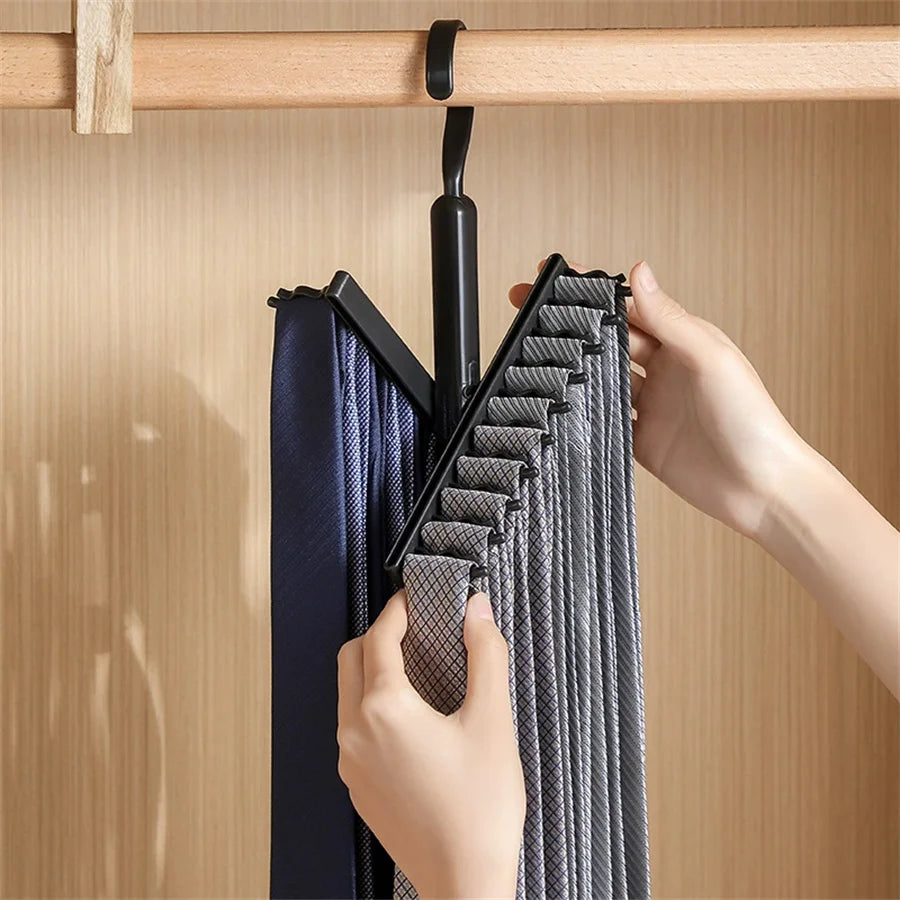U-Shape Tie Scarf & Belt Organizer Rack | Multi-Use Holder Tie & Scarf Organizer Babs