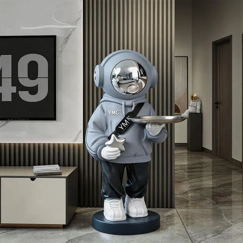 Astronaut Landing Resin Figurine | Modern Home Décor Sculpture Decorative Figurine Babs