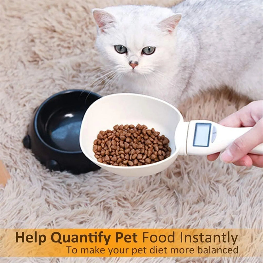 Digital Pet Food Measuring Spoon Scale – 250ml LCD Display Pet Food Scale Babs