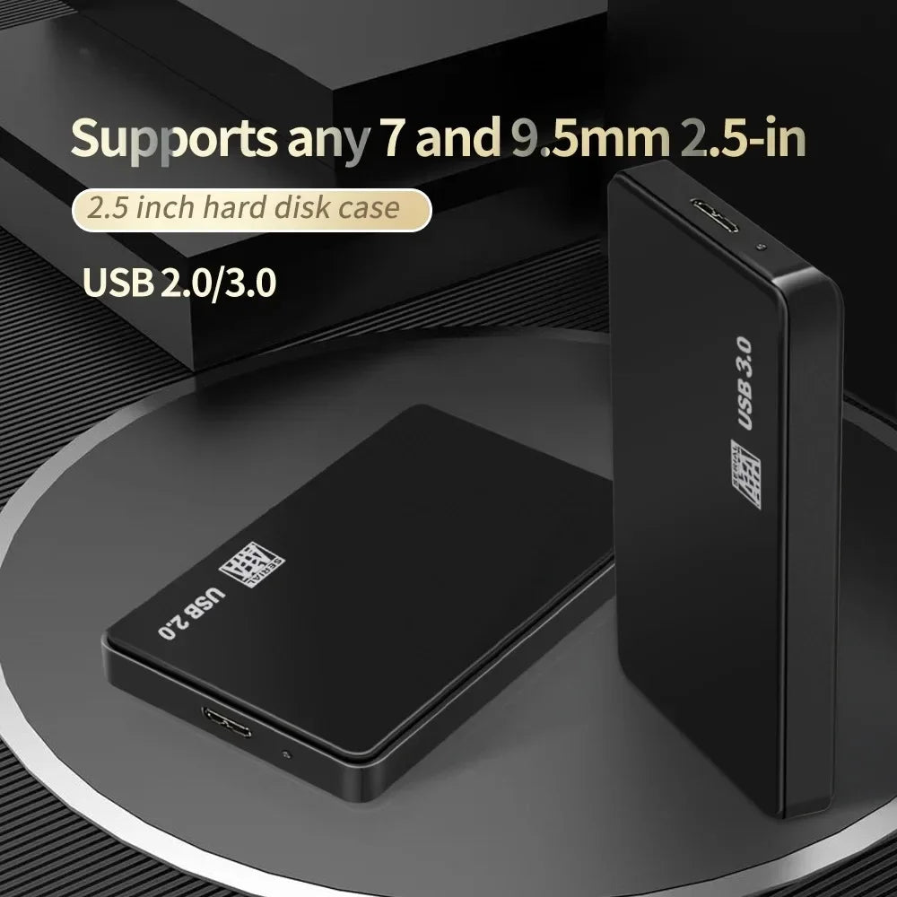 USB 3.0 2.5" SATA HDD SSD External Hard Drive Enclosure | 5Gbps Hard Drive Enclosure Babs