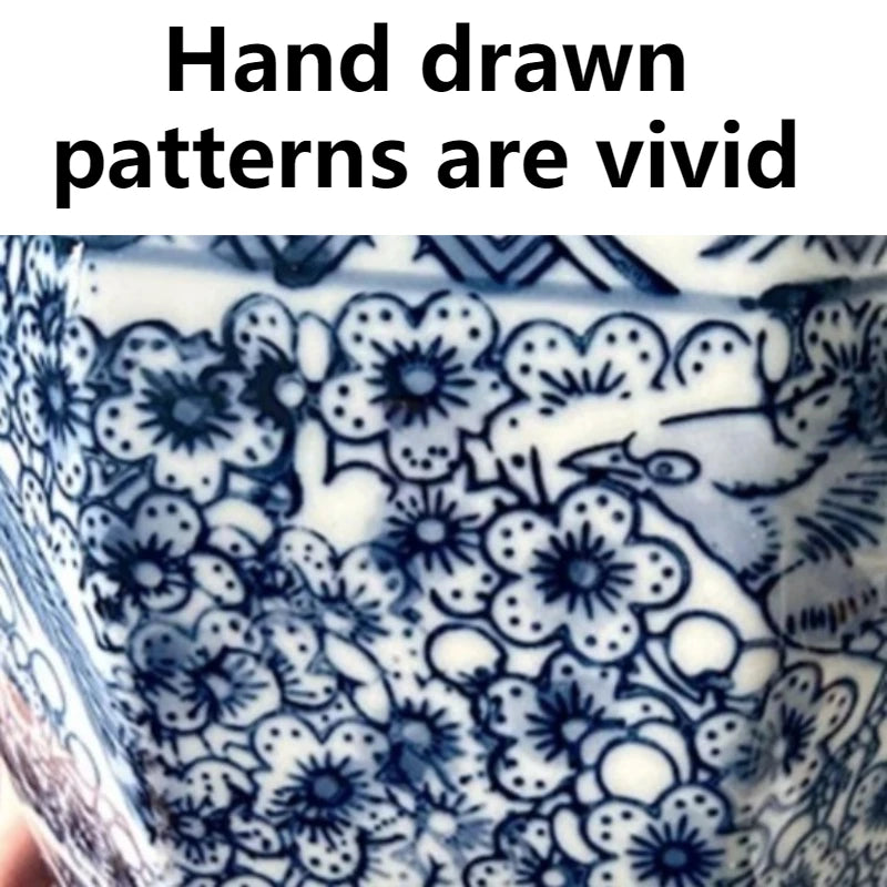Handmade Ceramic Vase | New Chinese Style Porcelain Home Décor Decorative Ceramic Vase Babs