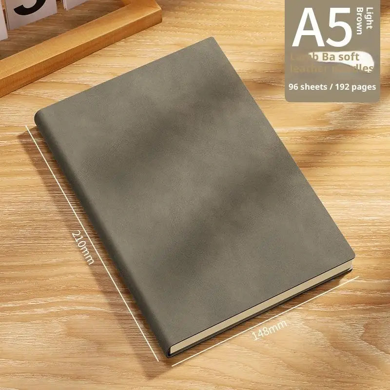Vintage A5 Soft Leather Notebook – Business & College Journal Leather Notebook Babs A15