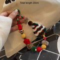 Wool Felt Christmas Tree Keychain Bag Pendant & Phone Charm Holiday Keychain Charm Babs 1PC