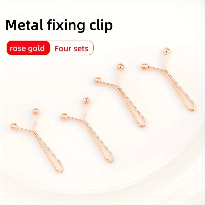 4pcs Invisible Waist Tightening Metal Clips for Jeans & Clothes Waist Adjustment Clips Babs