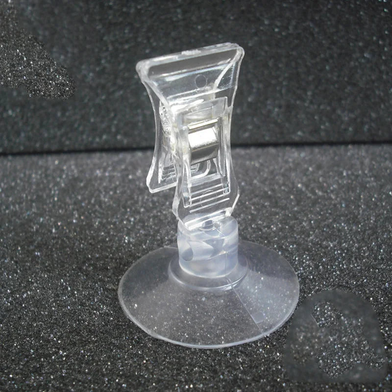 Clear Suction Cup Wall Clip – Multifunctional ABS Clamp 10-Pack Suction Cup Clip Babs