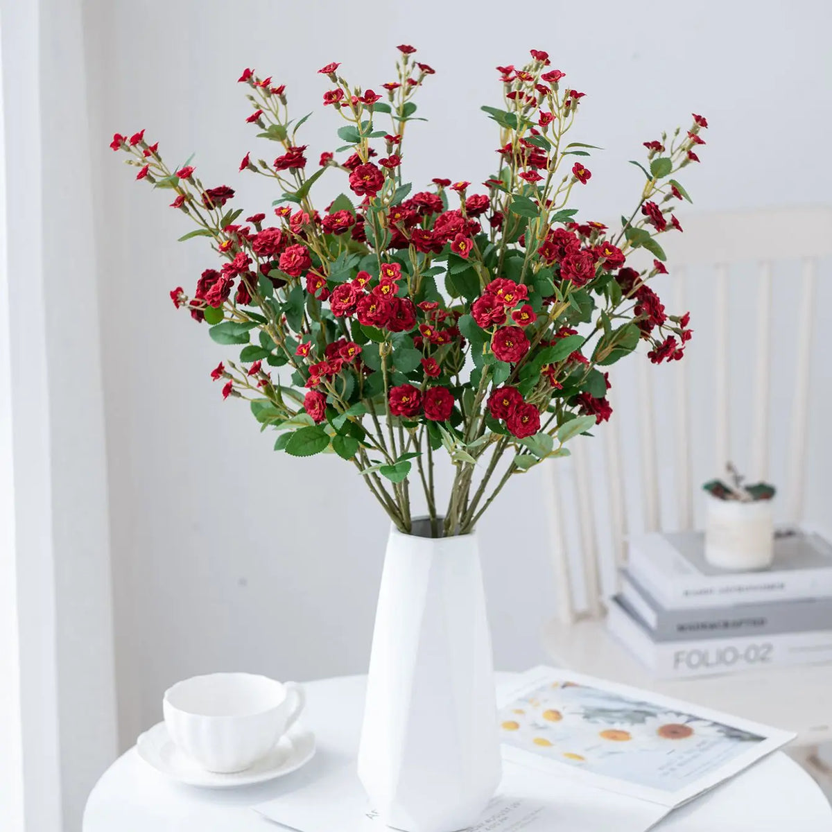 3-Piece Artificial Silk Daisy Bouquet – Wedding & Home Décor Artificial Flower Bouquet Babs