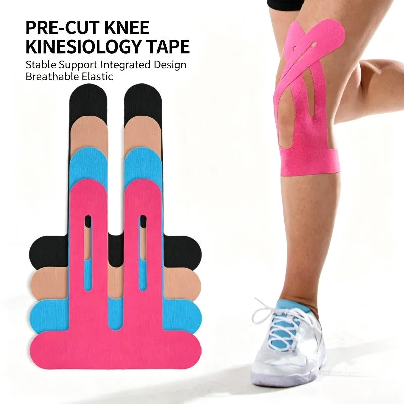 Pre-Cut Kinesiology Tape – Knee, Ankle & Joint Support Athletic Kinesiology Tape Babs