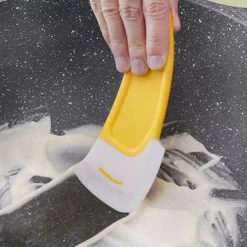Silicone Kitchen Cleaning Scraper Spatula – 1/2/3 Pcs Set Silicone Kitchen Scraper Babs