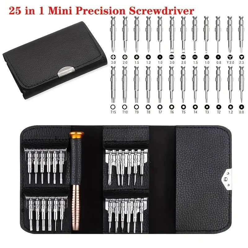 25-in-1 Precision Screwdriver Set — Magnetic Bits, Portable Precision Screwdriver Set Babs MULTI