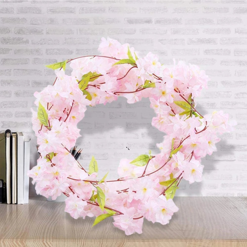 220cm Artificial Cherry Blossom Vine Garland – Wedding Décor Artificial Flower Garland Babs