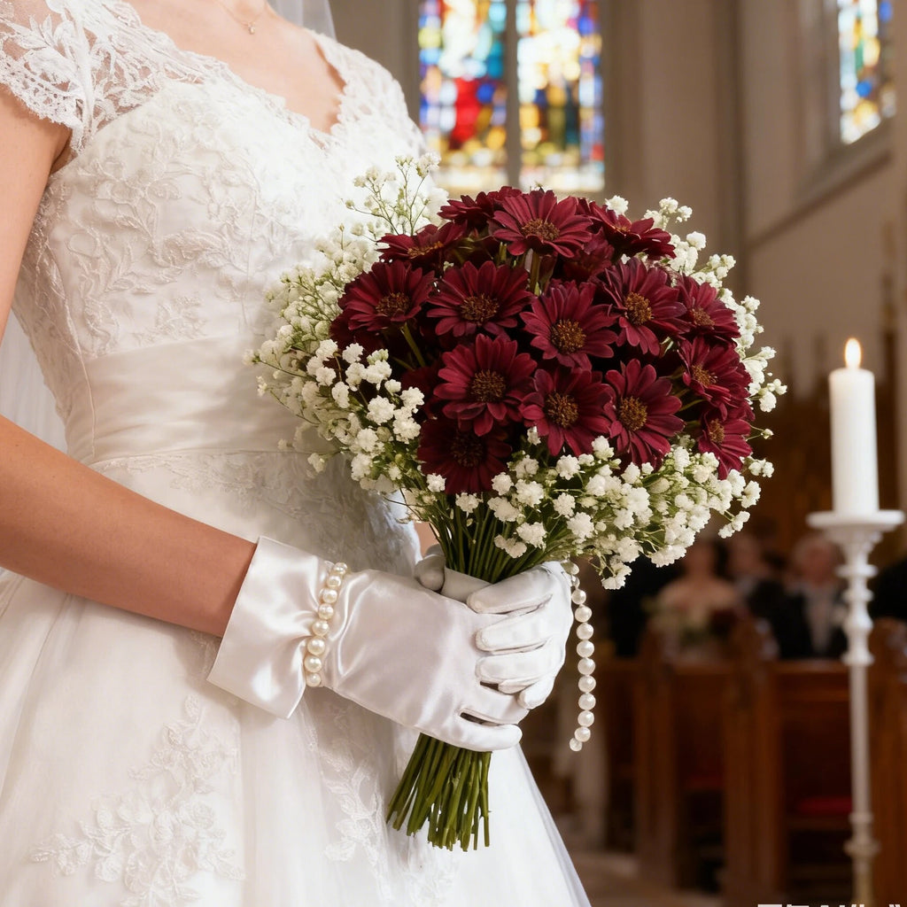 Silk Daisy Artificial Flowers Bouquet – Wedding & Home Décor Artificial Flower Bouquet Babs