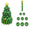 3D DIY Inflatable Christmas Tree Balloon Decoration Set Inflatable Christmas Décor Babs 1pc green