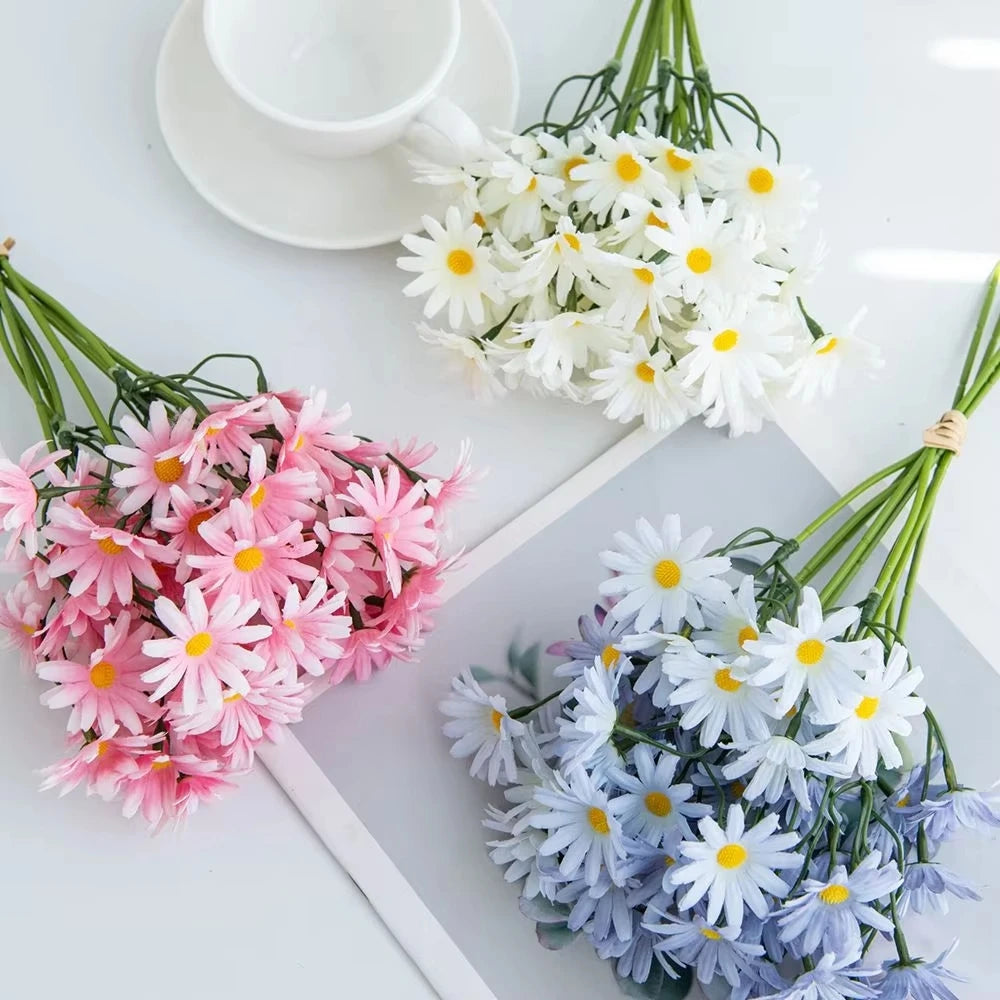 Silk Artificial Chrysanthemum Bouquet – Wedding & Home Decor Artificial Flower Bouquet Babs
