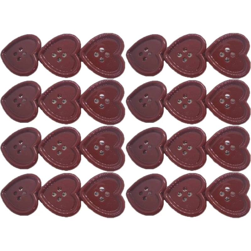 Sweet Check Love Button Duckbill Hair Clip – Y2K Style Hair Clip Barrette Babs 8P-1