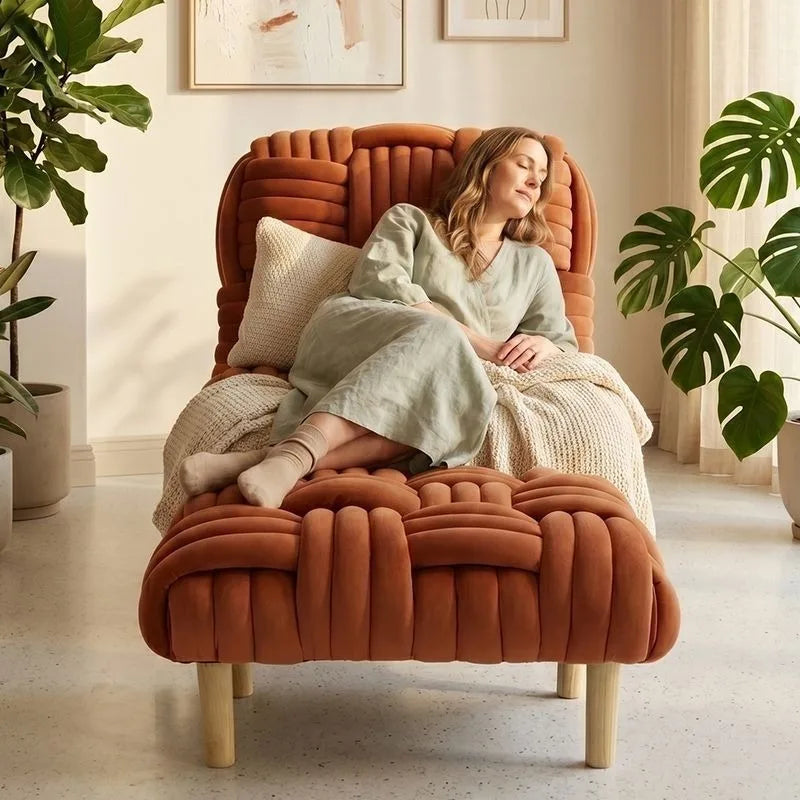 Modern Velvet Single Sofa Chair – Luxury Minimalist Accent Couch Accent Sofa Chair Babs