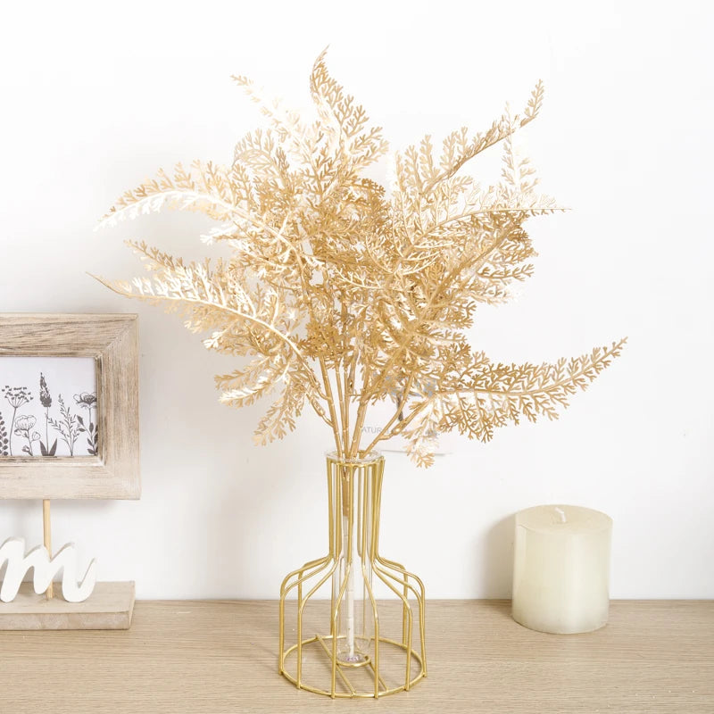 Artificial Maple Leaf & Eucalyptus Stems – Faux Floral Décor Artificial Plant Stems Babs