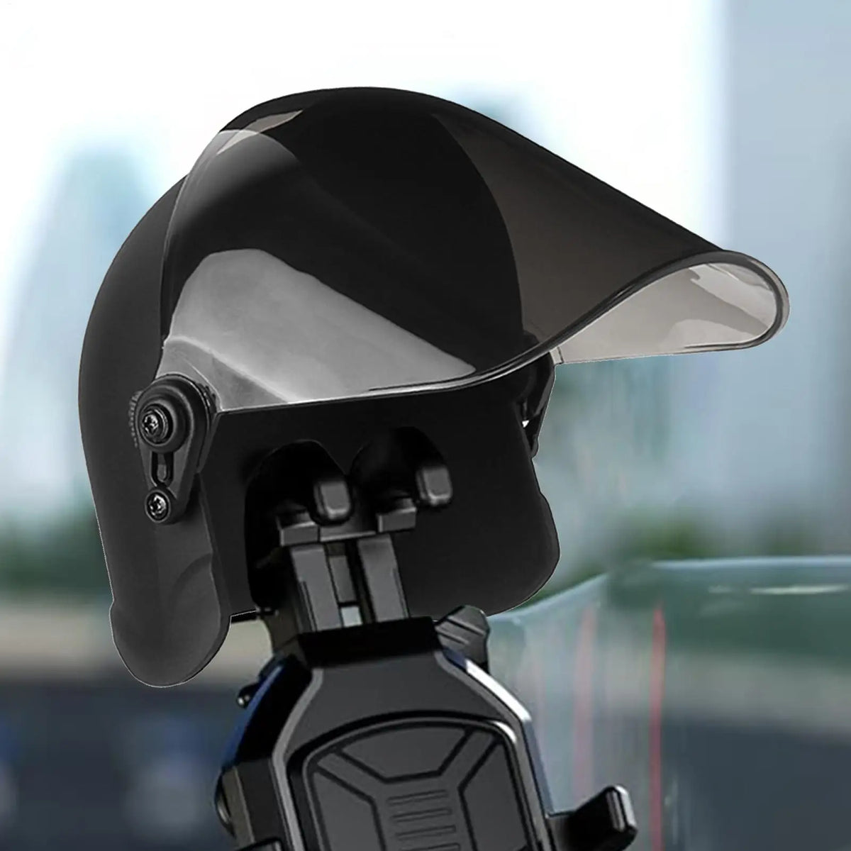 Motorcycle Helmet Phone Mount with Sun Shade & Rain Cover Motorcycle Phone Mount Babs