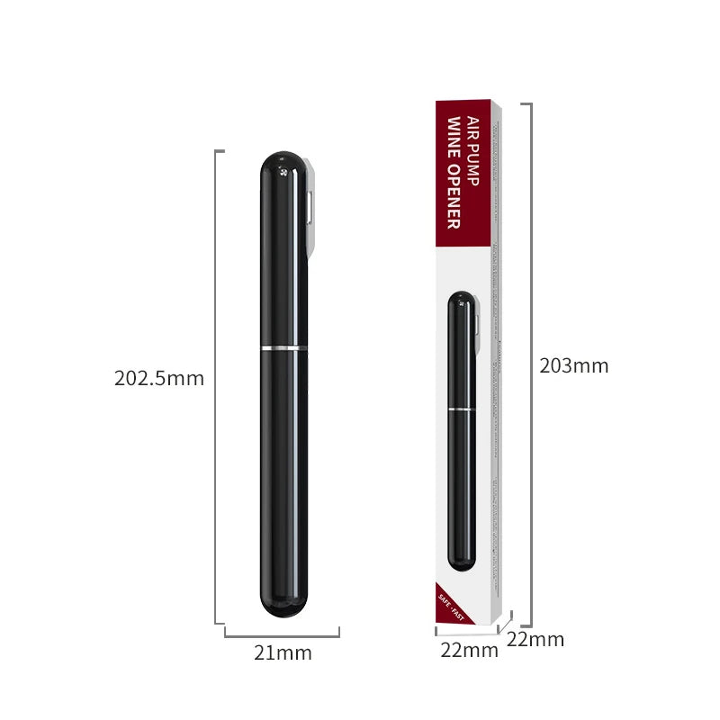 2-in-1 Air Pressure Wine Opener & Foil Cutter – Portable Wine Opener Babs